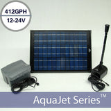 Solar Water Fountain Pump with Battery Backup 24V – AquaJet Pro Kit