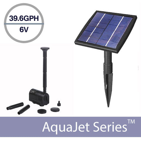 Solar Fountain Submersible Pump Kit 6V 1.5 Watt – AquaJet Solar Fountain Kit